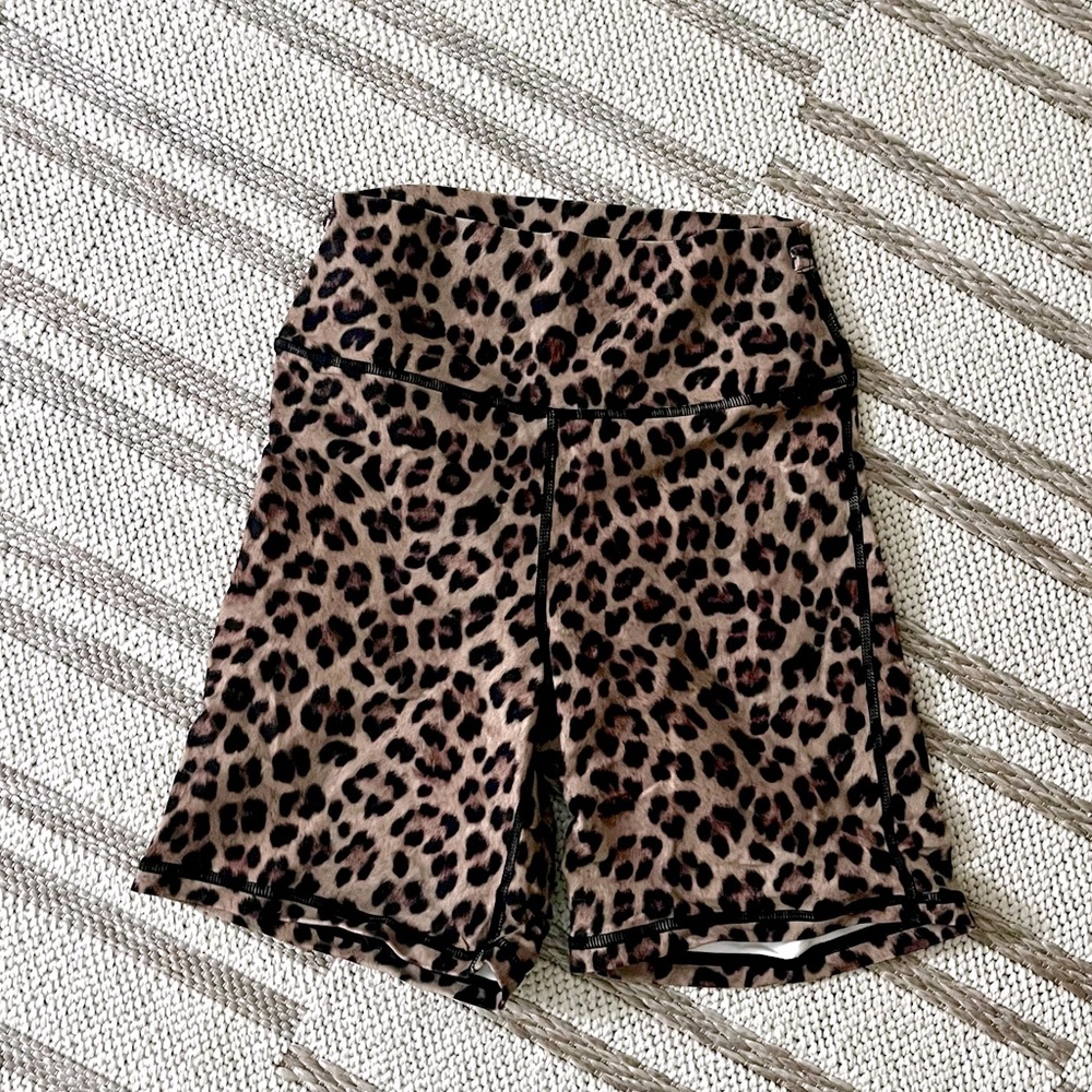 WeWoreWhat matching biker shorts and bra set